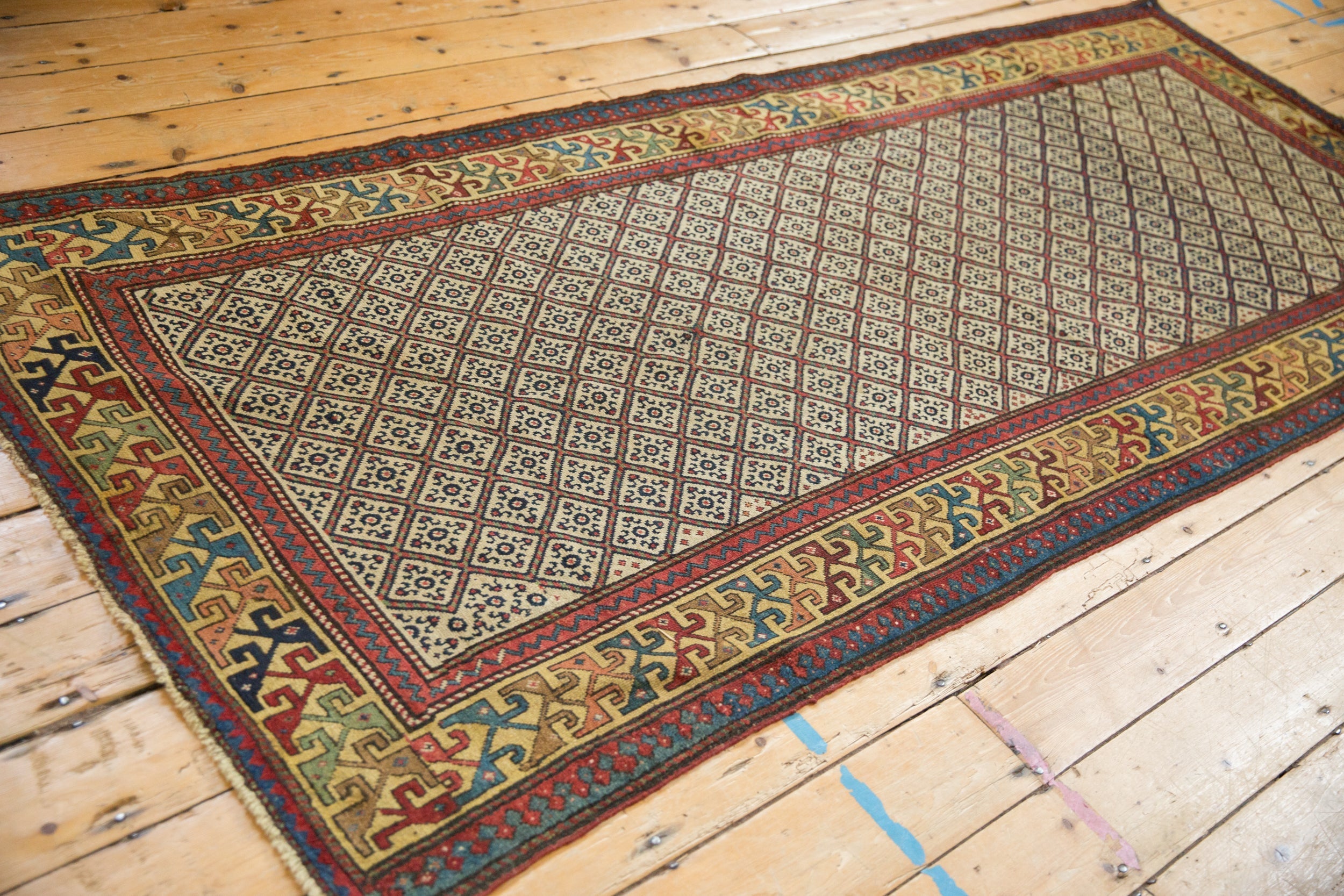 Antique Caucasian Rug Runner — Circa 1860 | 4' x 8'11"