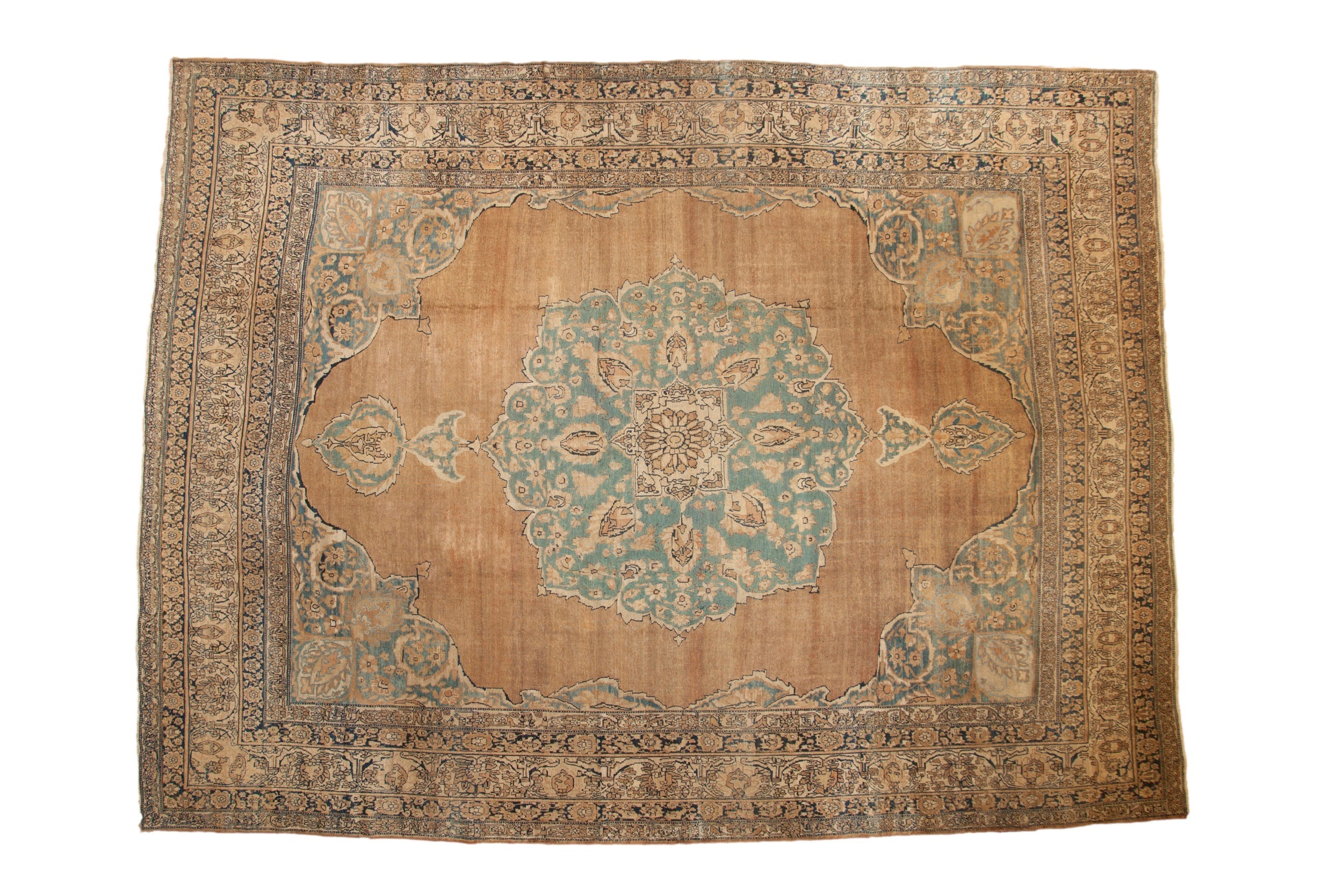 Antique Persian Kerman Carpet — 1910s | 11'3" x 14'2"