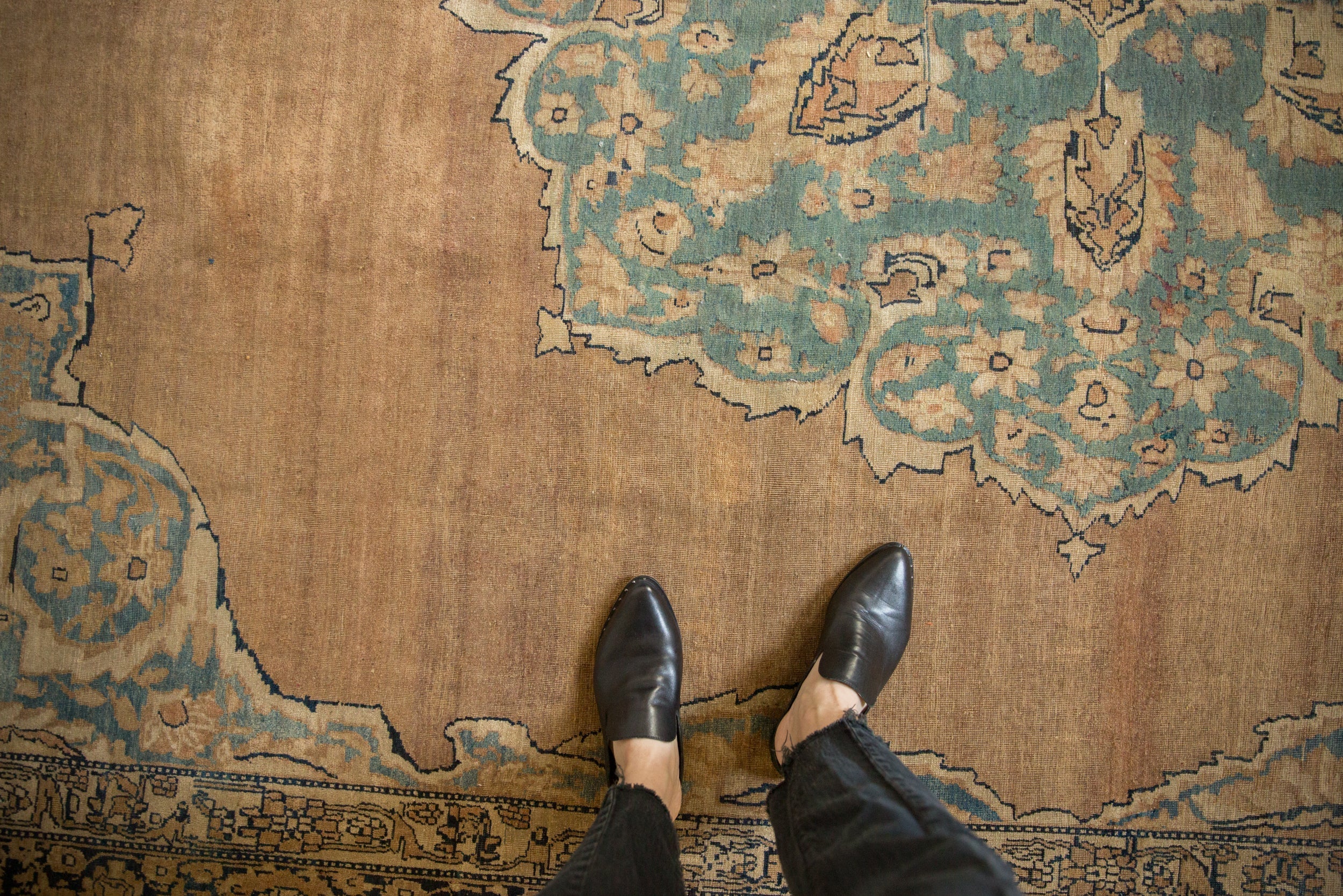 Antique Persian Kerman Carpet — 1910s | 11'3" x 14'2"