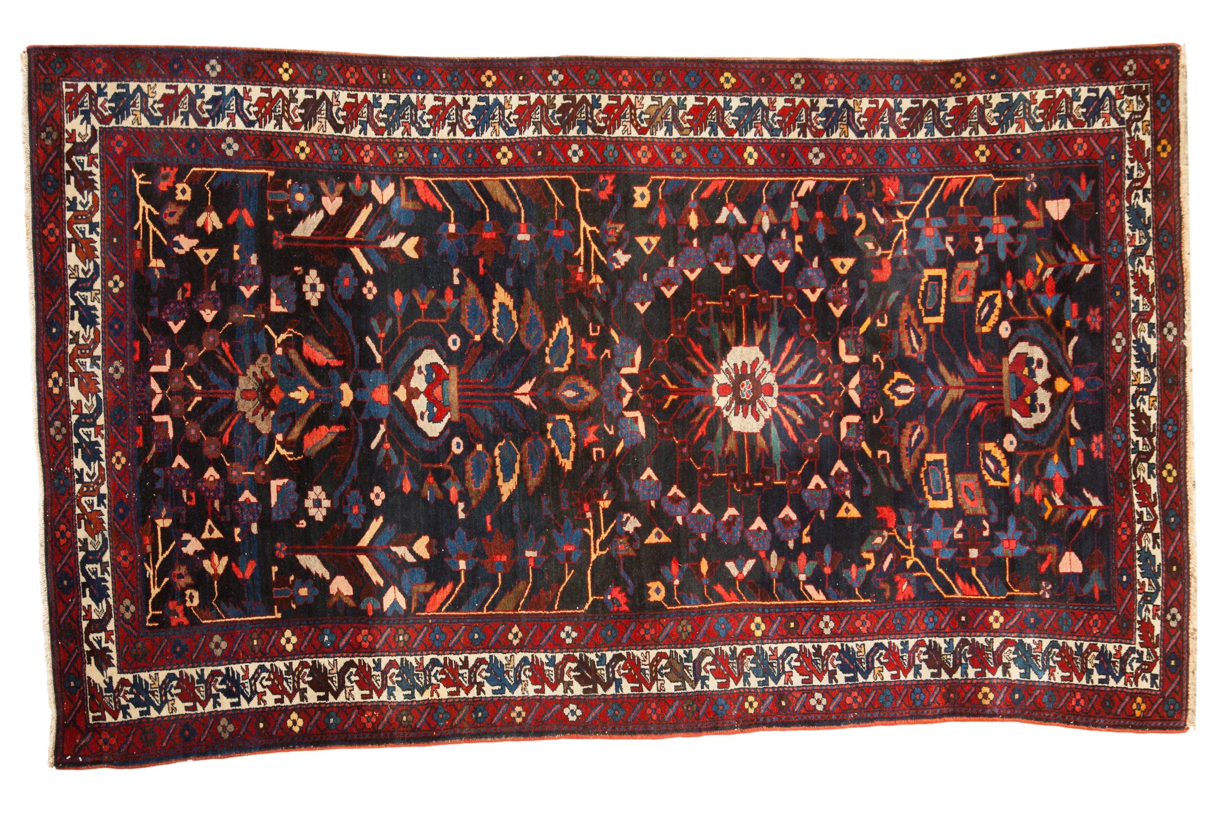 Vintage Persian Bakhtiari Carpet — 1940s | 5'9" x 9'1"