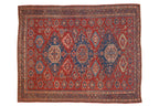 Antique Caucasian Soumac Rug — 1910s | 6'1" x 7'8"