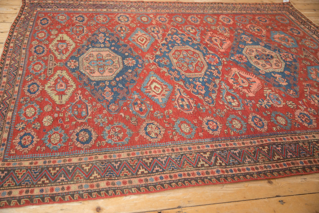Antique Caucasian Soumac Rug — 1910s | 6'1" x 7'8"