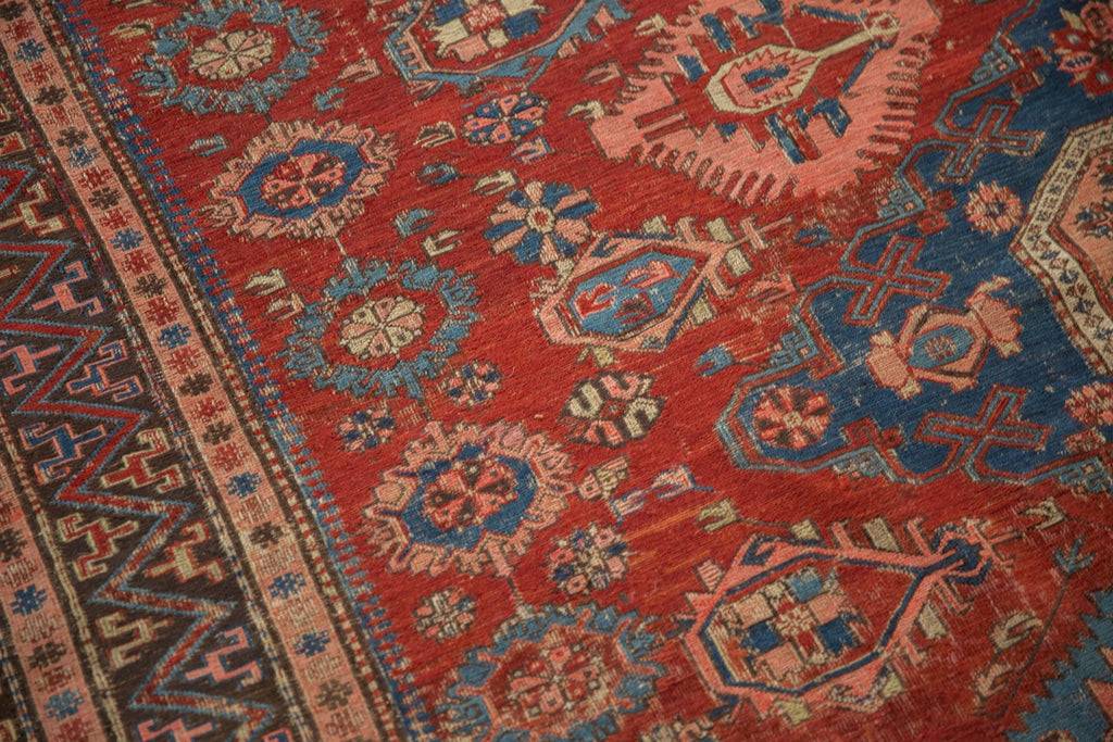 Antique Caucasian Soumac Rug — 1910s | 6'1" x 7'8"
