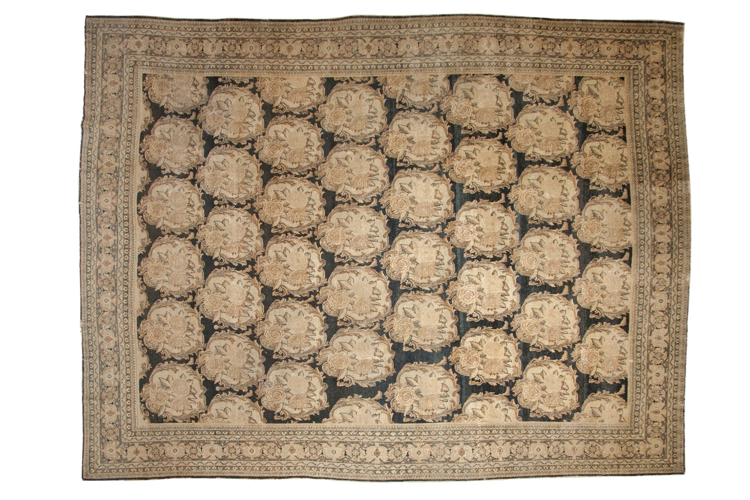 Antique Persian Tabriz Carpet — 1920s | 10'2" x 13'1"