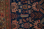 Antique Persian Malayer Square Rug — 1920s | 5' x 6'