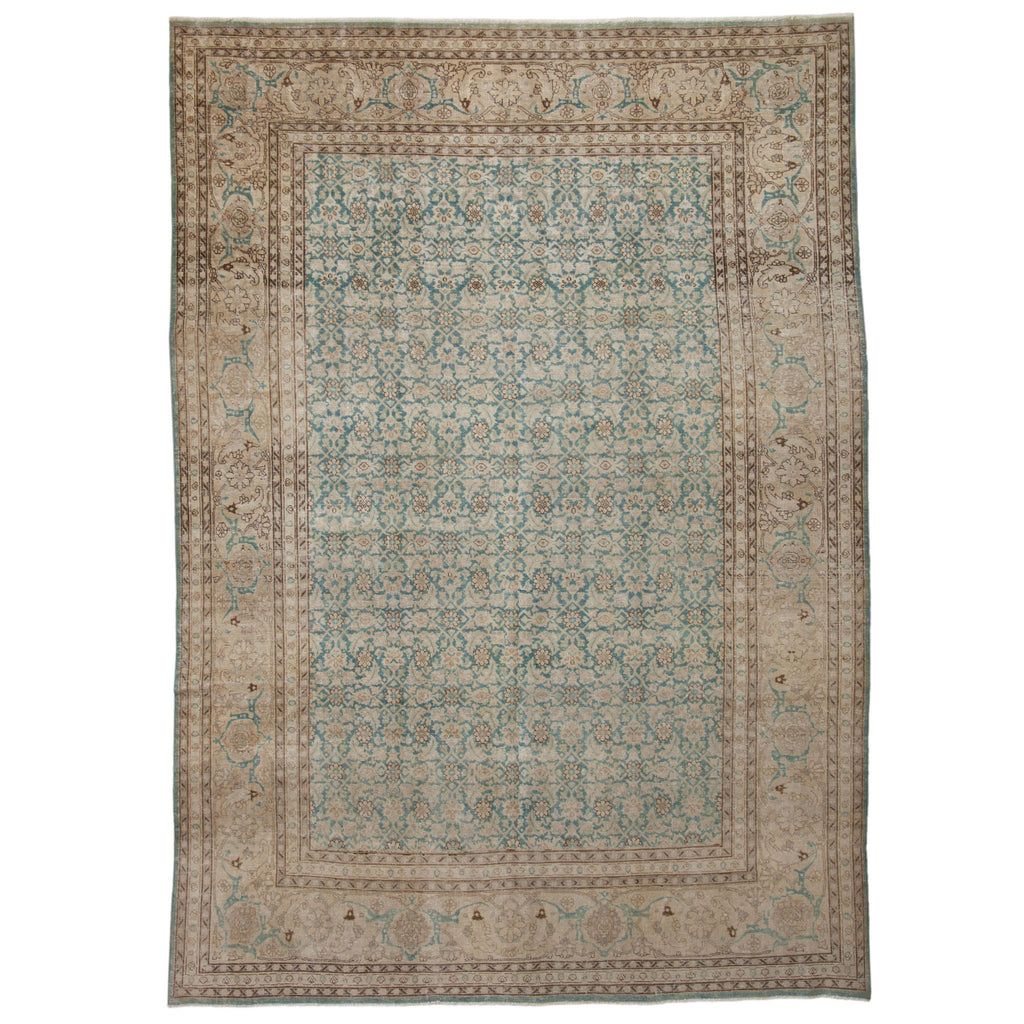 Vintage Persian Tabriz Carpet — 1950s | 7'2" x 9'10"