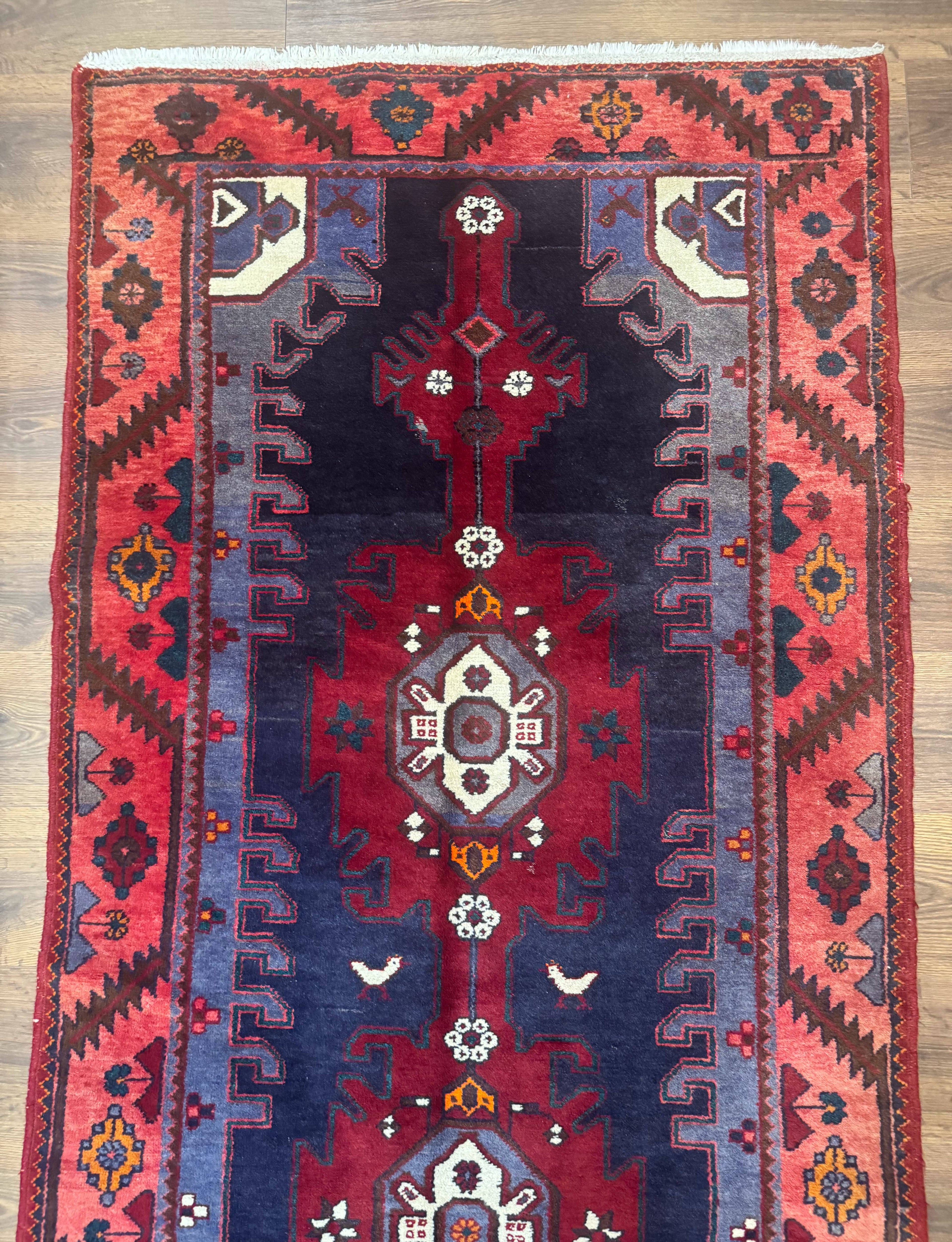 Vintage Persian Karajeh Runner — 1950s | 3'6" x 9'5"