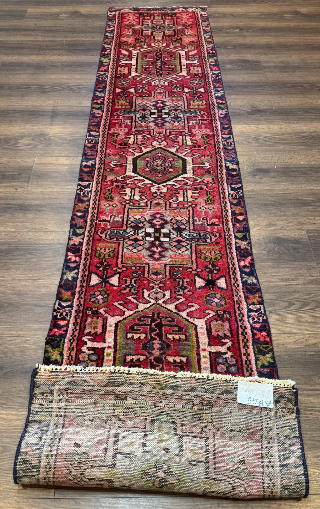Vintage Persian Heriz Karajeh Runner — 1950s | 2' x 9'2"