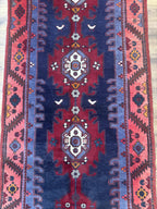 Vintage Persian Karajeh Runner — 1950s | 3'6" x 9'5"