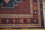 Antique Persian Afshar Rug — 1920s | 4'3" x 5'9"