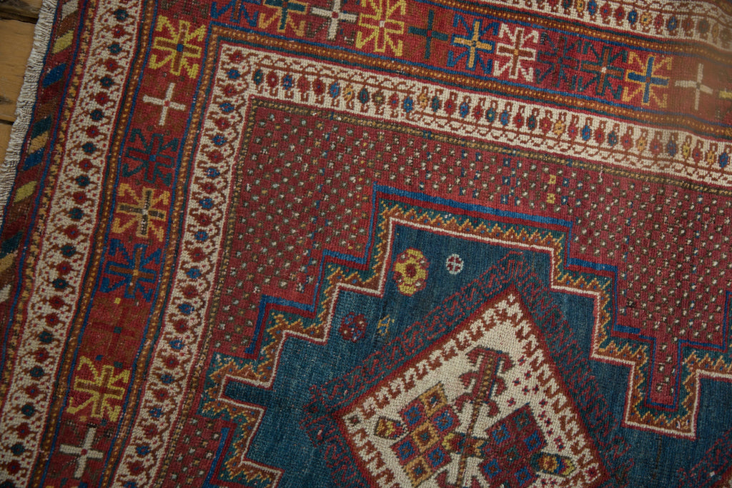 Antique Persian Afshar Rug — 1920s | 4'3" x 5'9"