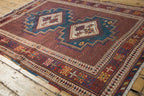 Antique Persian Afshar Rug — 1920s | 4'3" x 5'9"