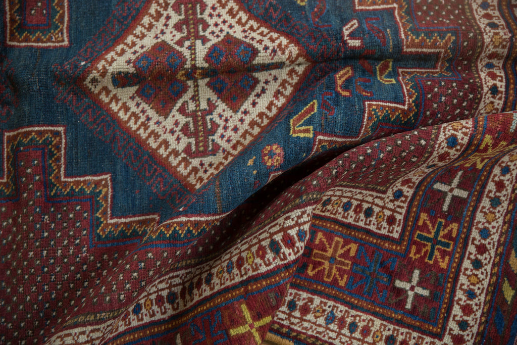 Antique Persian Afshar Rug — 1920s | 4'3" x 5'9"