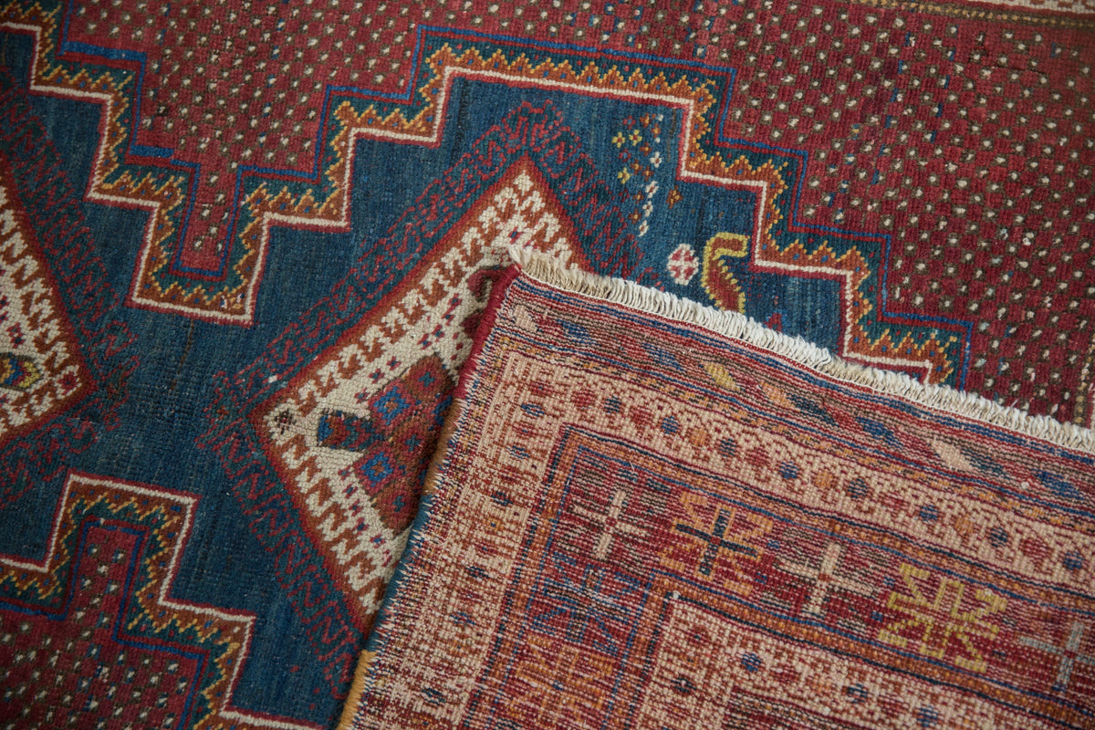 Antique Persian Afshar Rug — 1920s | 4'3" x 5'9"