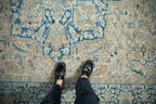 Vintage Persian Heriz Carpet — 1950s | 9'8" x 12'4"