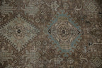 Vintage Persian Heriz Carpet, Karaja Style — 1940s | 6'10" x 9'11"