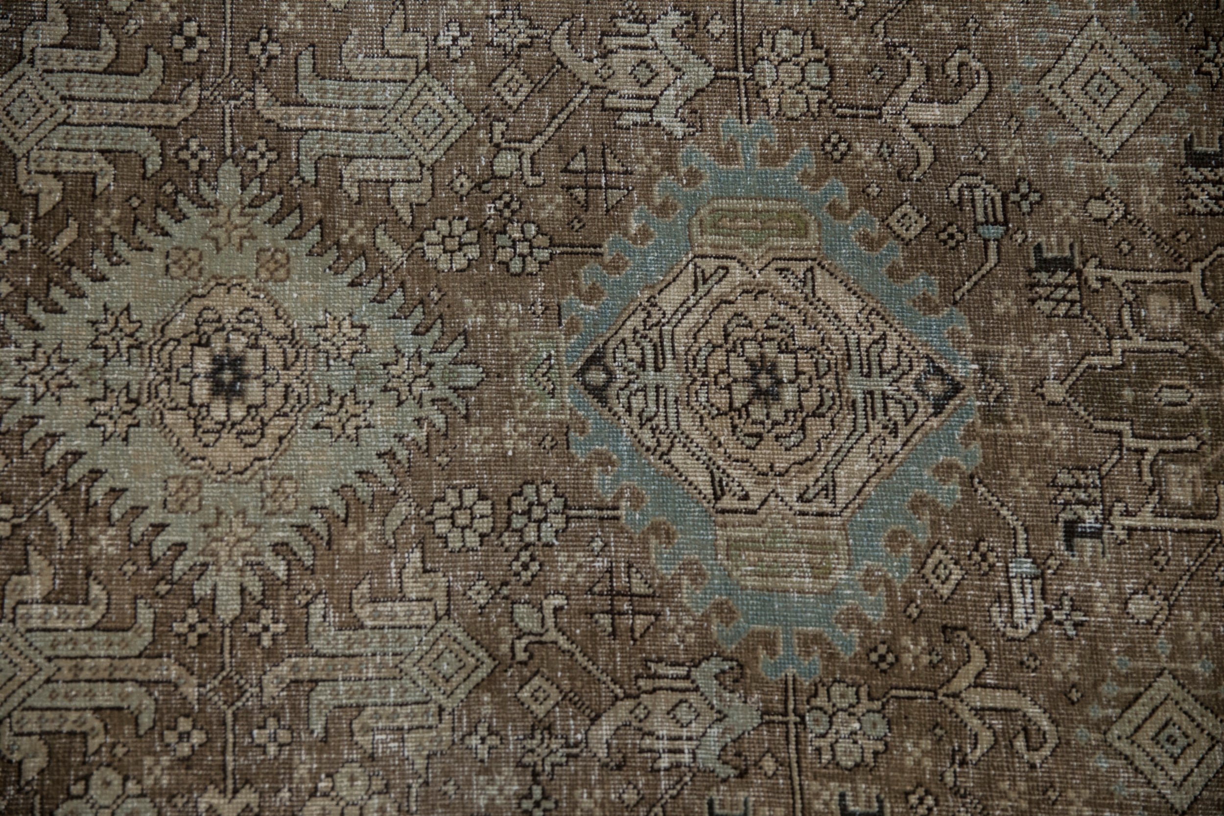 Vintage Persian Heriz Carpet, Karaja Style — 1940s | 6'10" x 9'11"