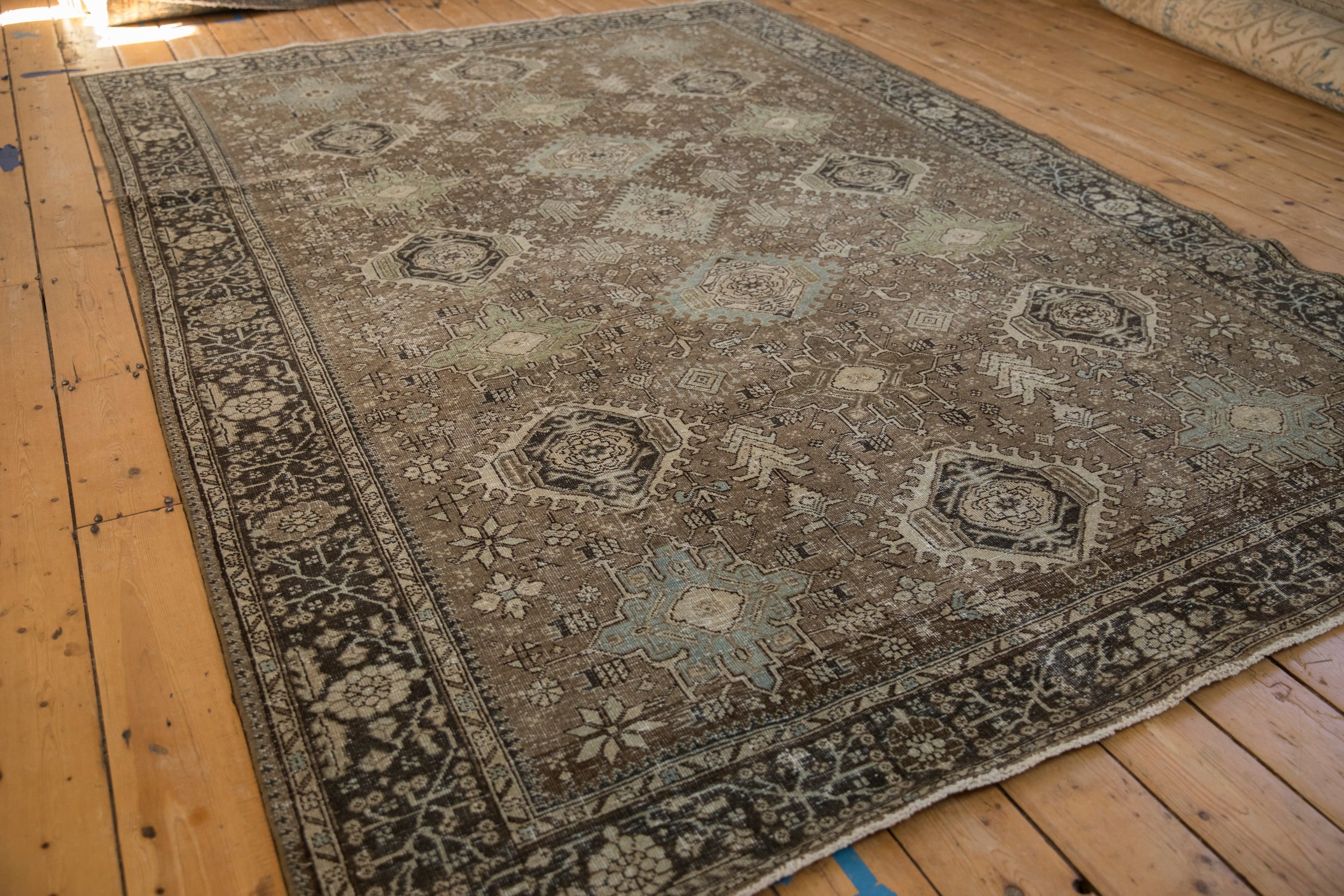 Vintage Persian Heriz Carpet, Karaja Style — 1940s | 6'10" x 9'11"
