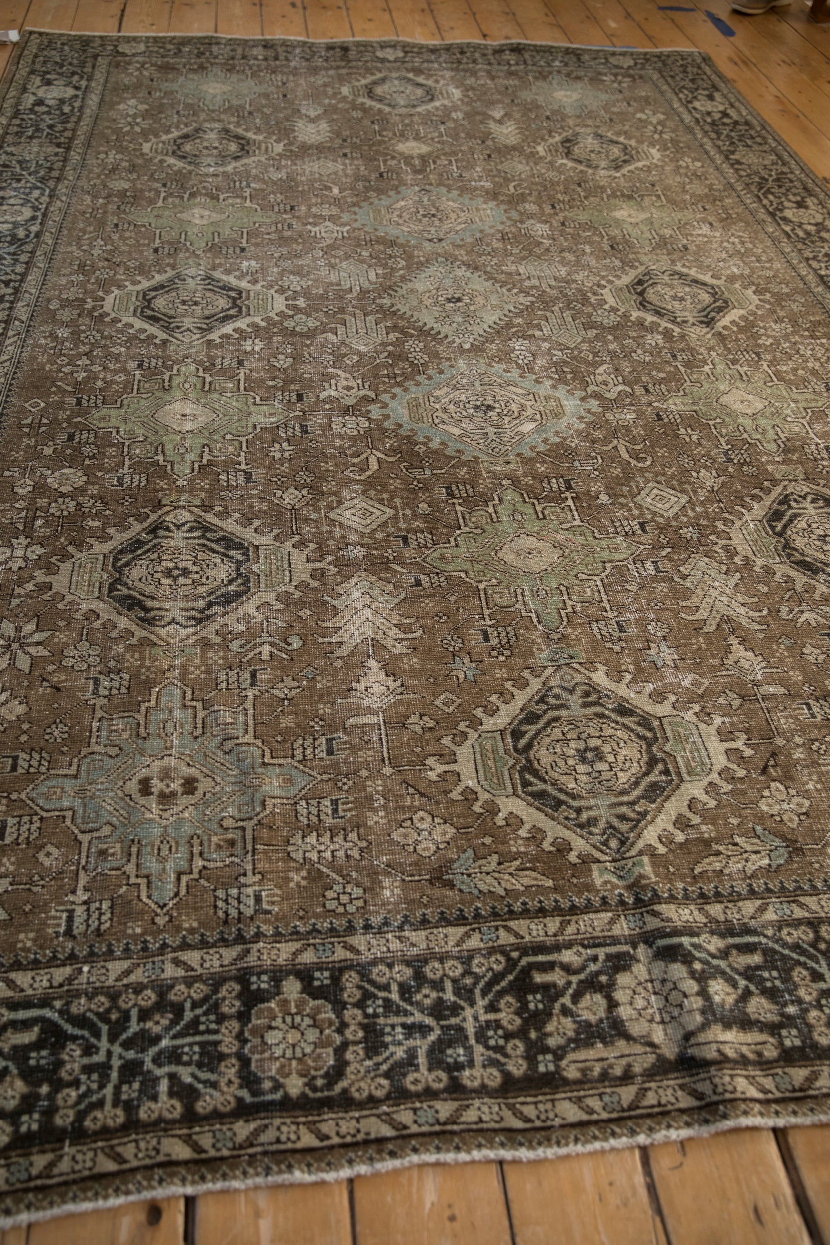 Vintage Persian Heriz Carpet, Karaja Style — 1940s | 6'10" x 9'11"
