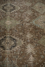 Vintage Persian Heriz Carpet, Karaja Style — 1940s | 6'10" x 9'11"