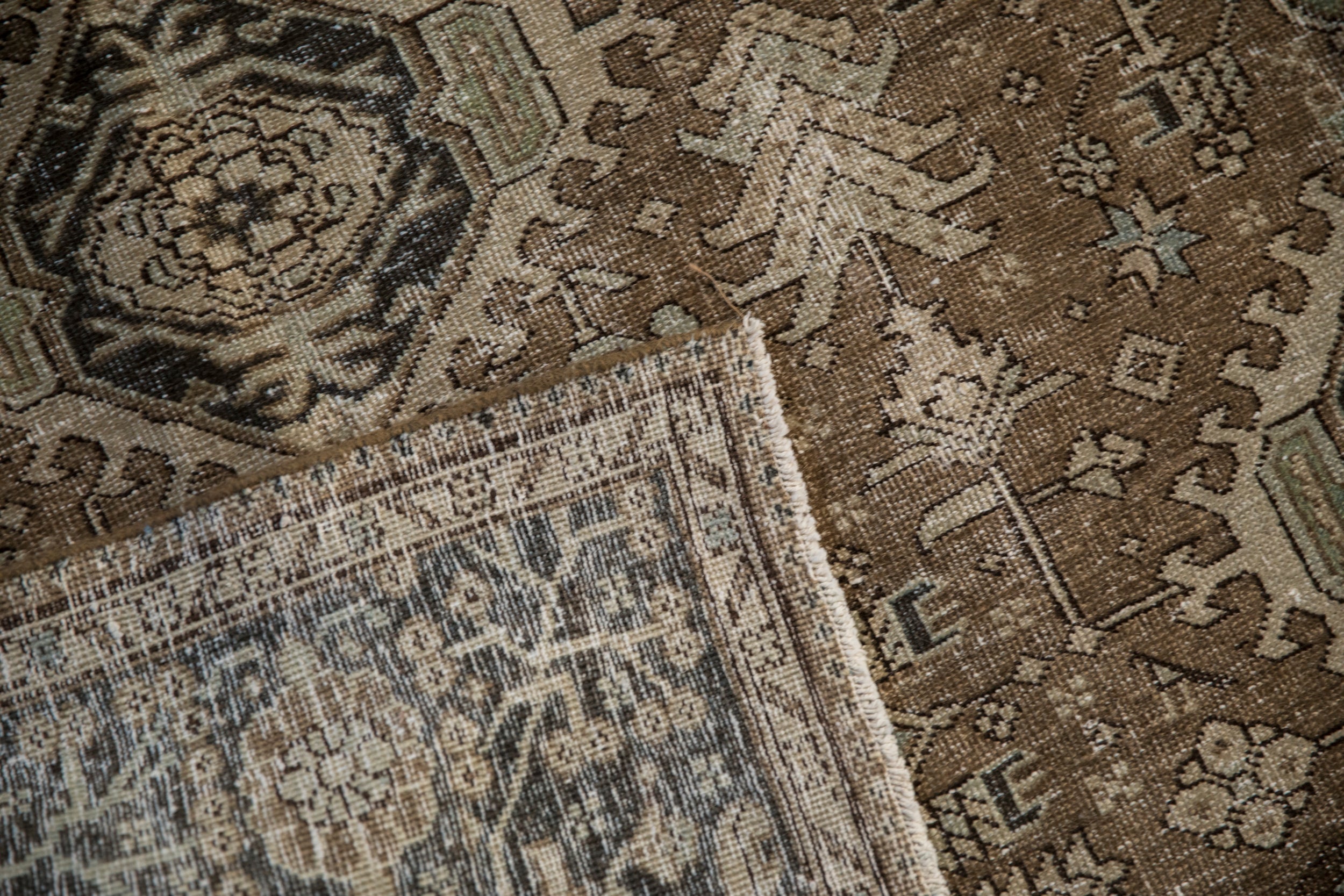 Vintage Persian Heriz Carpet, Karaja Style — 1940s | 6'10" x 9'11"