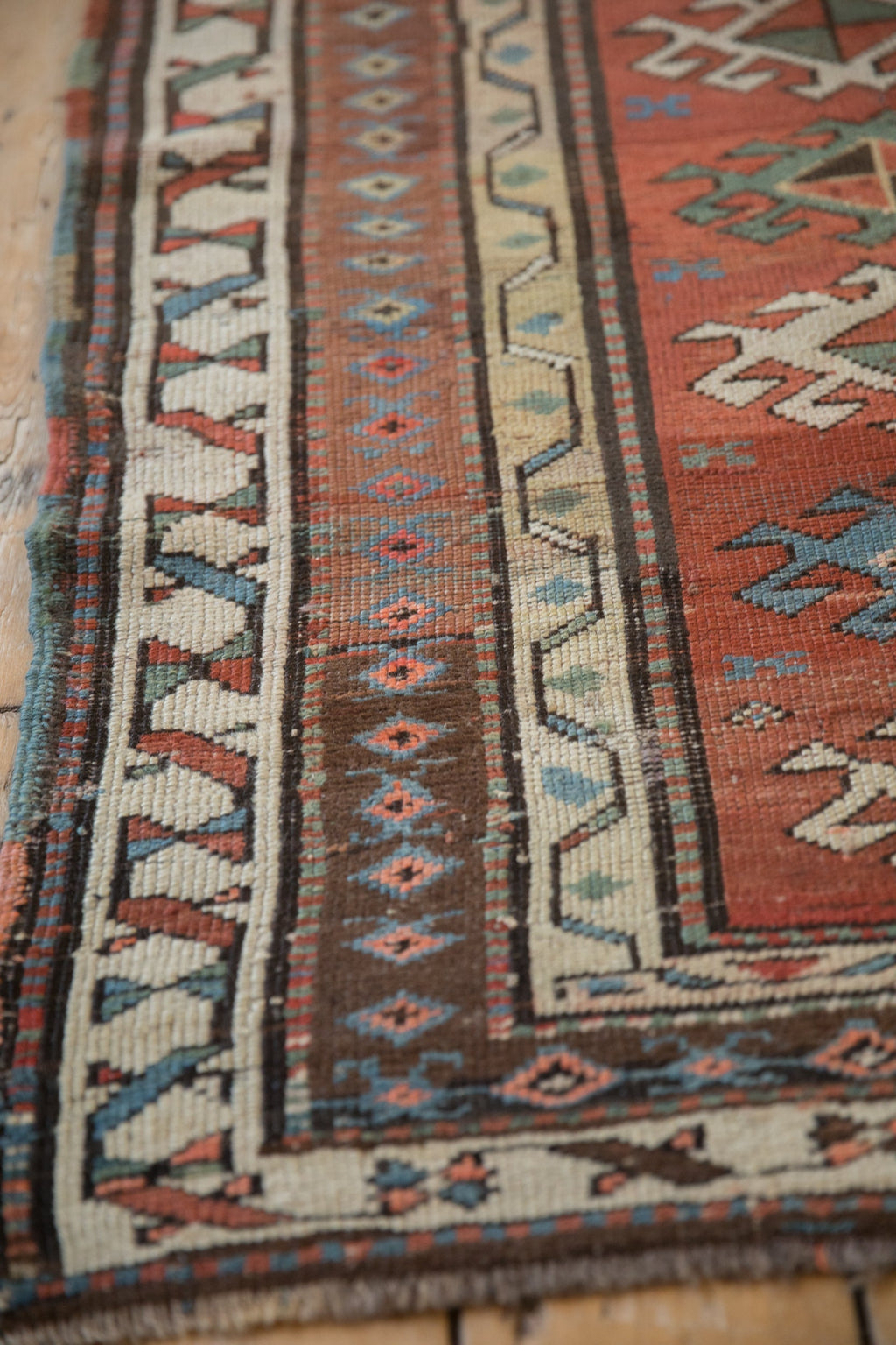Antique Caucasian Karabakh Runner — 1910s | 3' × 10'10"