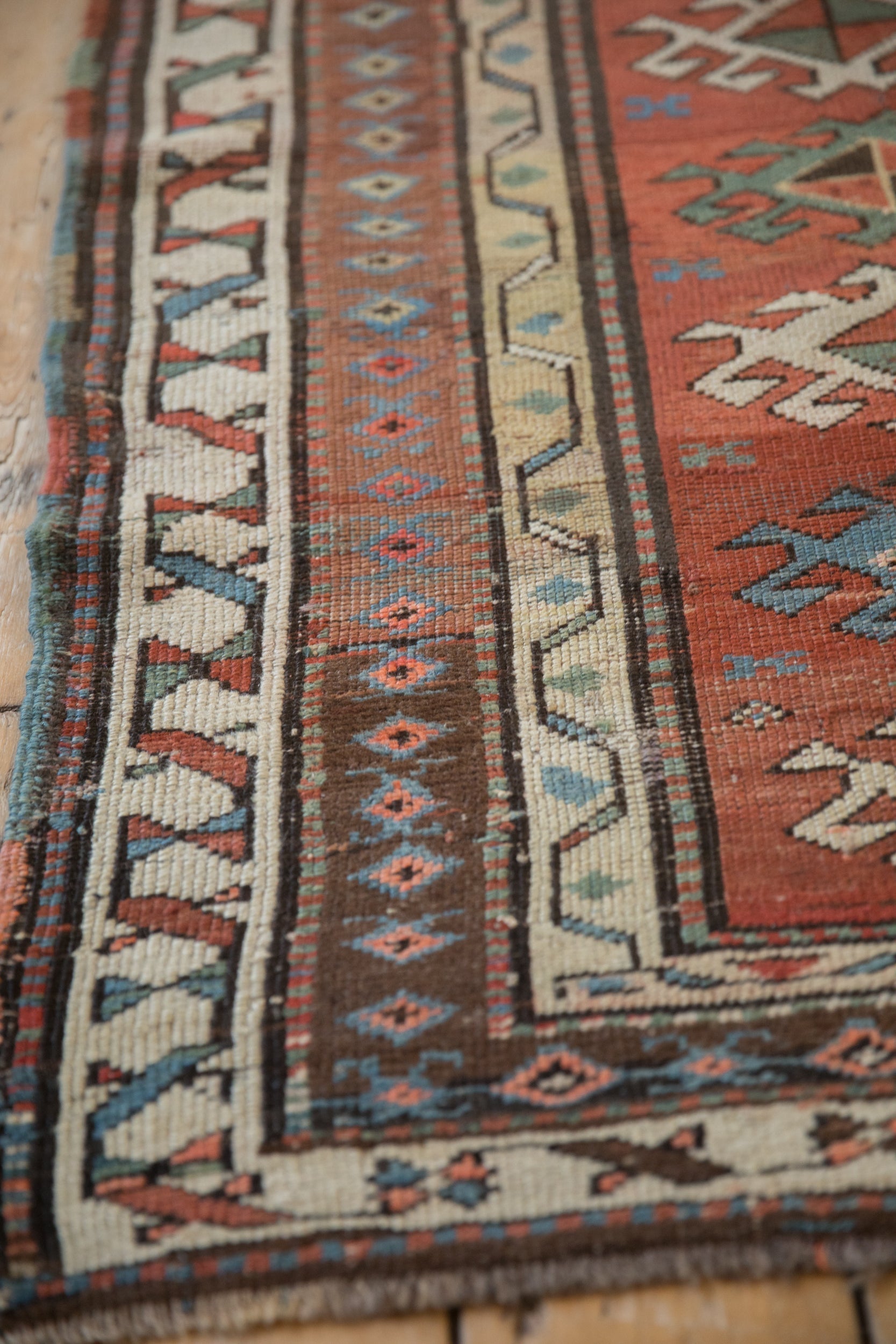 Antique Caucasian Karabakh Runner — 1910s | 3' × 10'10"