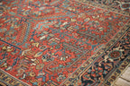 Vintage Persian Heriz Carpet — 1950s | 6'8" × 8'8"