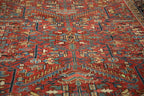 Vintage Persian Heriz Carpet — 1950s | 6'8" × 8'8"