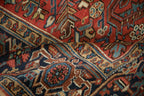 Vintage Persian Heriz Carpet — 1950s | 6'8" × 8'8"