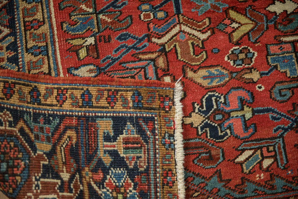 Vintage Persian Heriz Carpet — 1950s | 6'8" × 8'8"