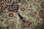 Antique Persian Kerman Carpet (1895–1910) – Hand-Knotted Wool 9x10