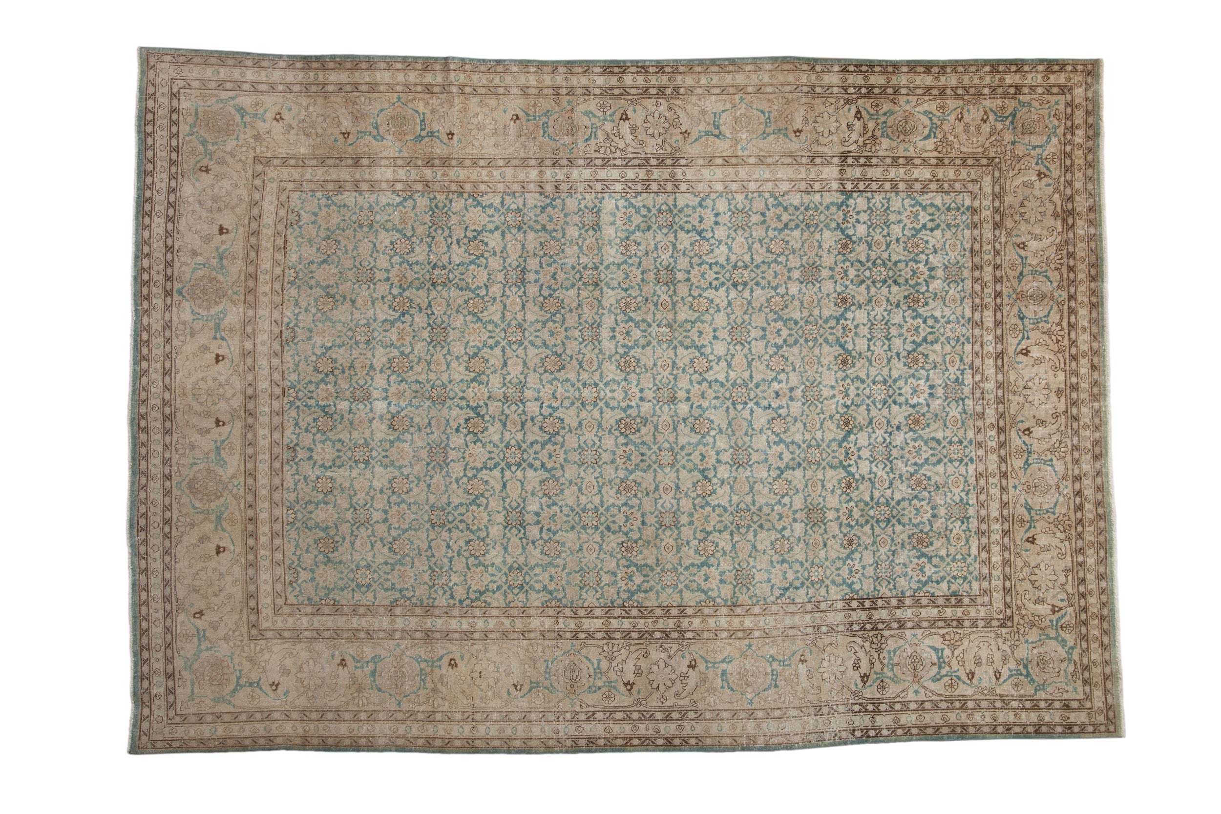 Vintage Persian Tabriz Carpet — 1950s | 7'2" x 9'10"