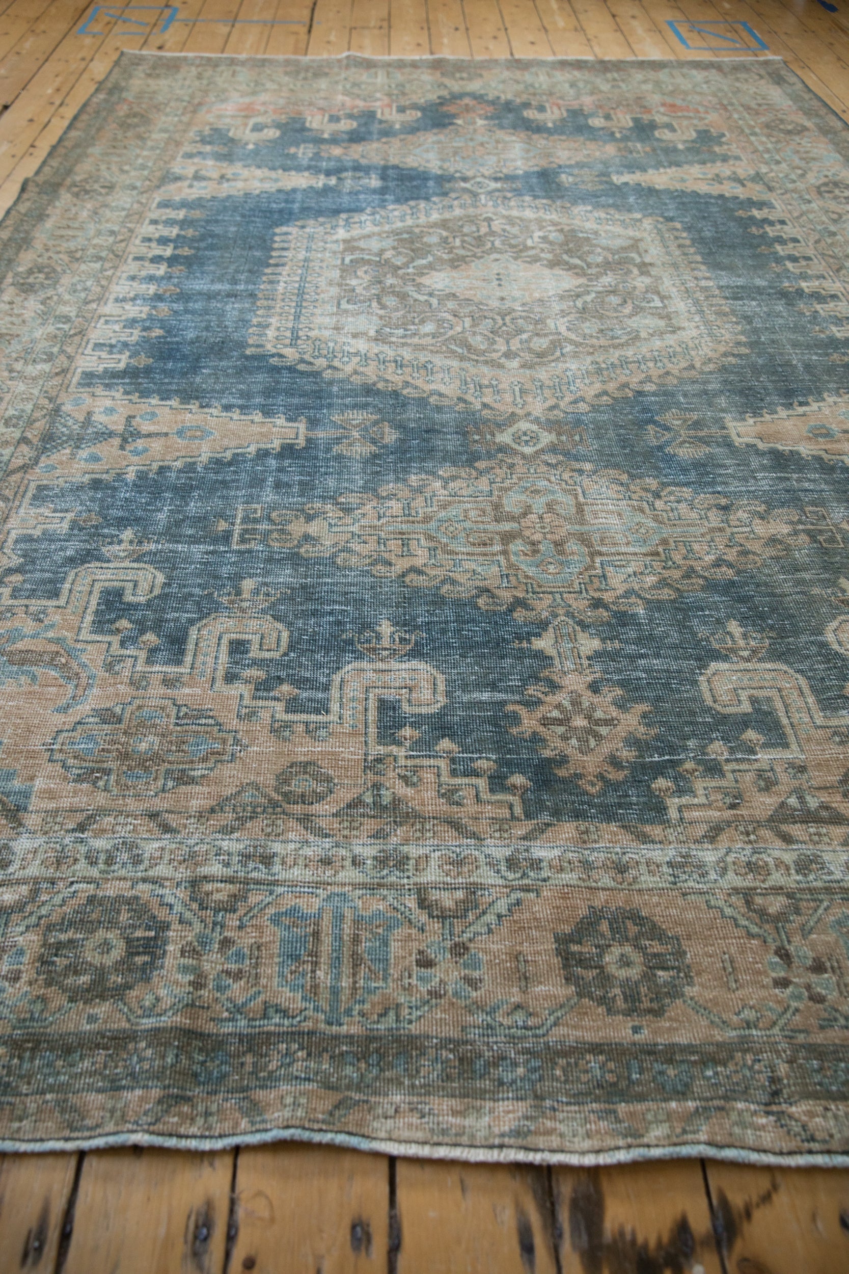 Vintage Persian Veece Carpet — 1950s | 7'7" × 10'11"