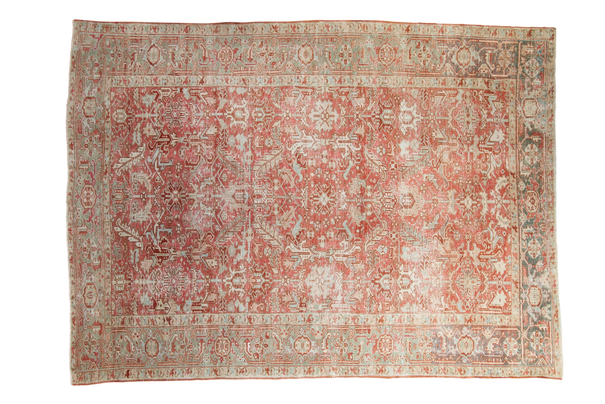 Vintage Persian Heriz Carpet — 1960s | 7'10" × 10'4"