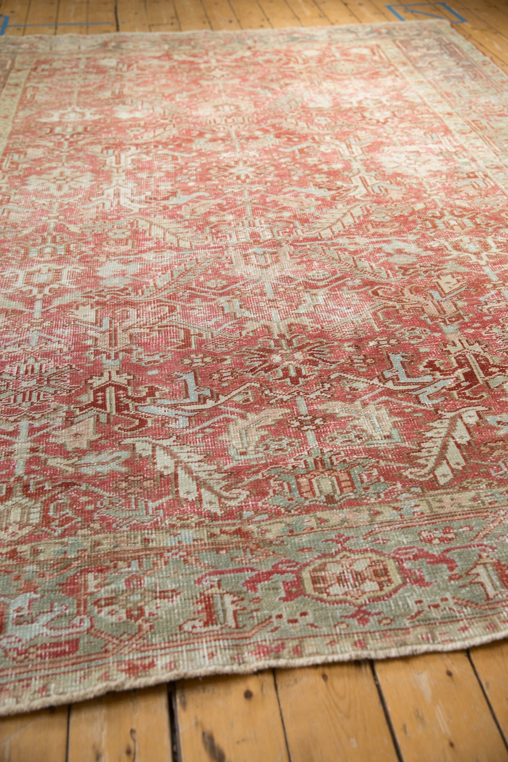 Vintage Persian Heriz Carpet — 1960s | 7'10" × 10'4"