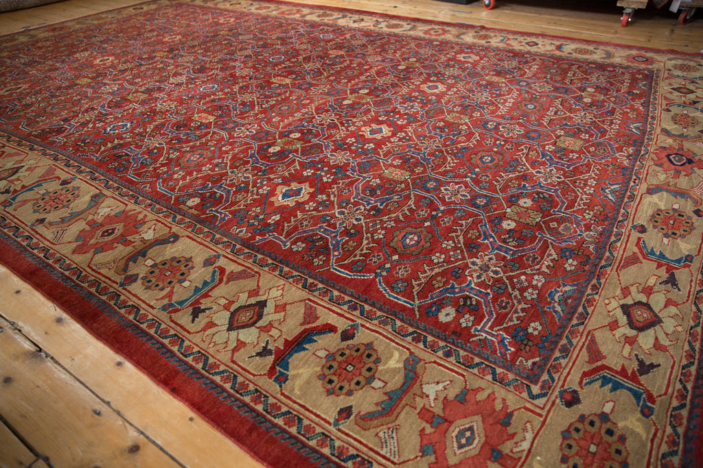 Vintage Persian Mahal Carpet — 1930s | 10'6" × 14'6"