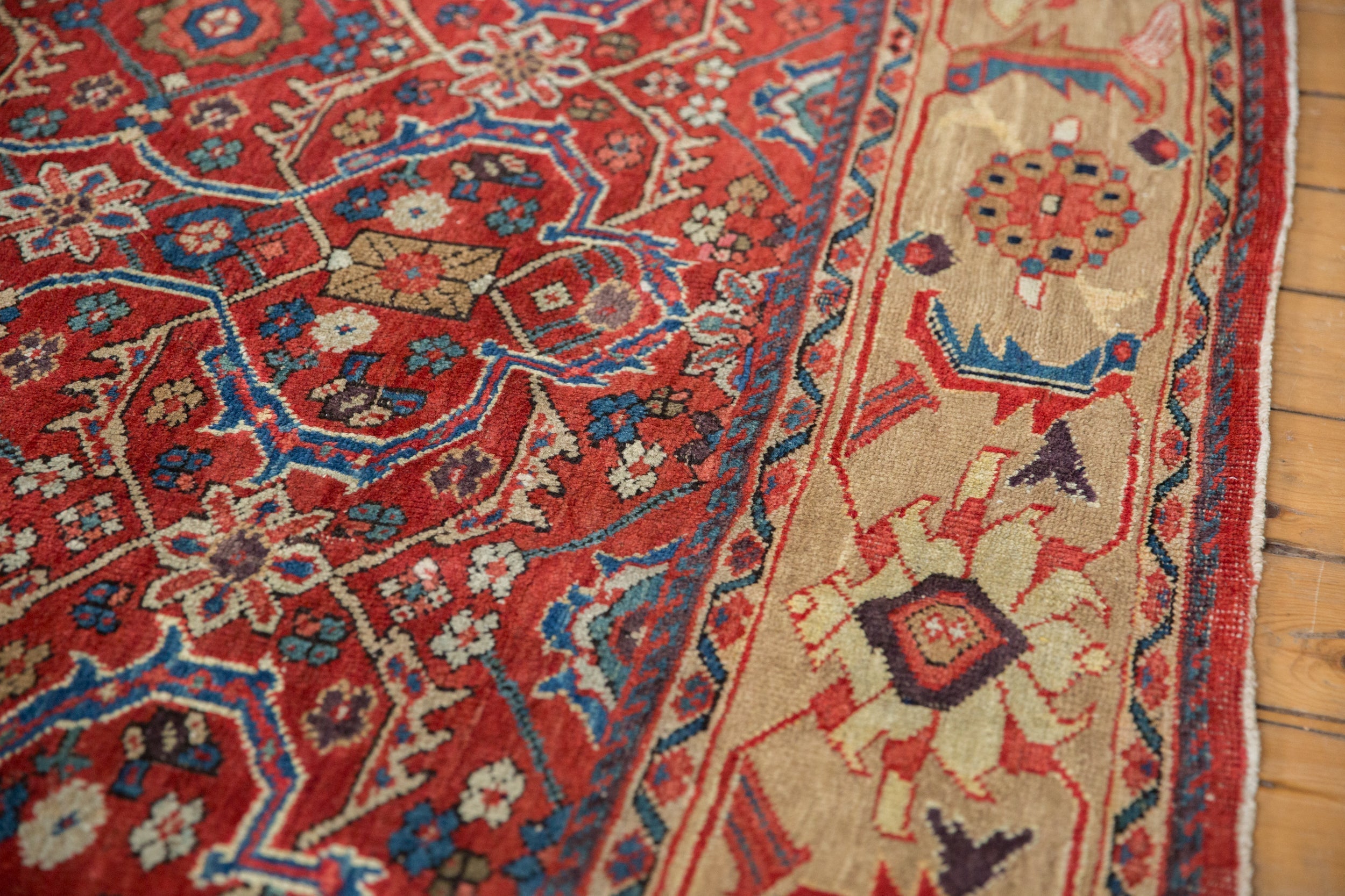 Vintage Persian Mahal Carpet — 1930s | 10'6" × 14'6"