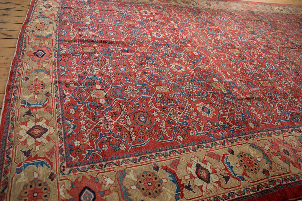 Vintage Persian Mahal Carpet — 1930s | 10'6" × 14'6"