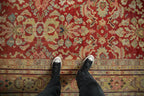 Vintage Persian Mahal Carpet — 1930s | 9' × 11'6"