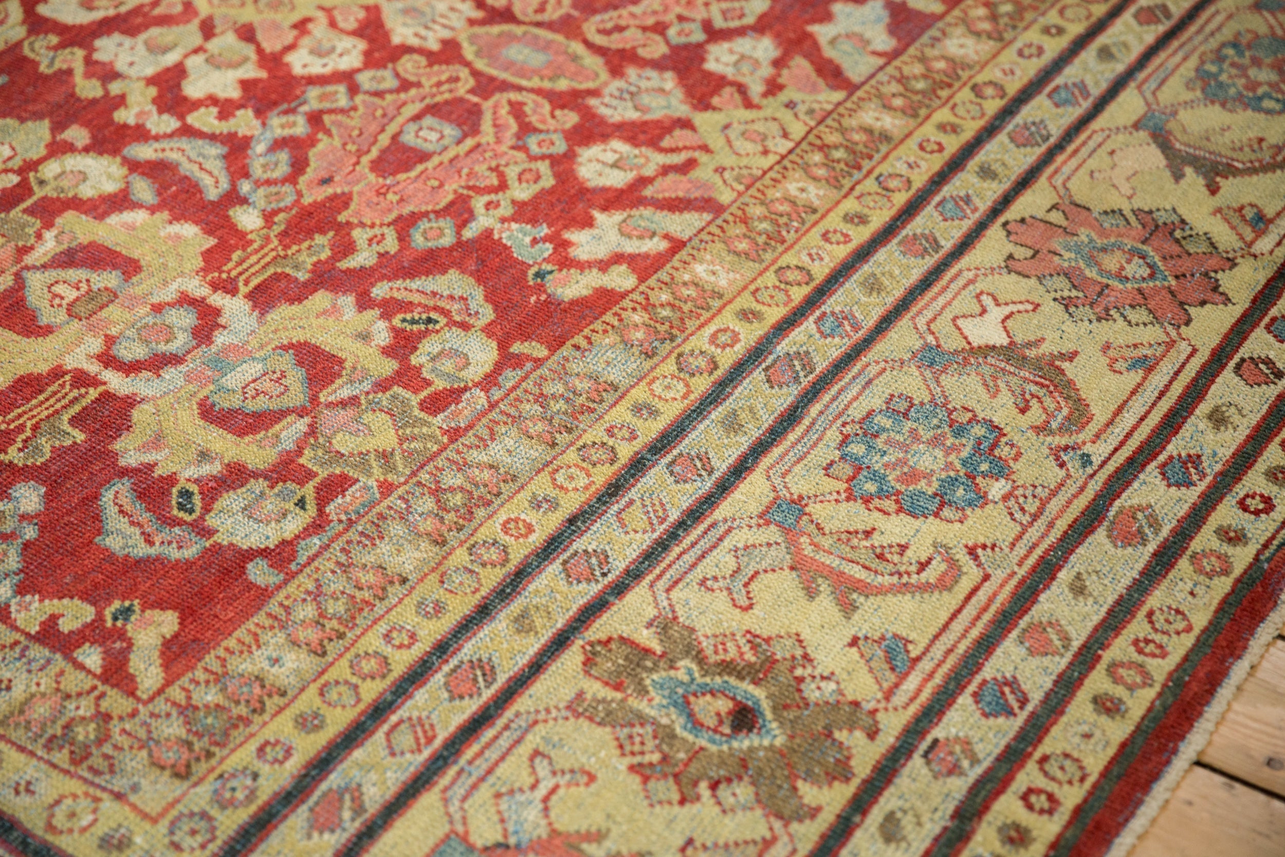 Vintage Persian Mahal Carpet — 1930s | 9' × 11'6"