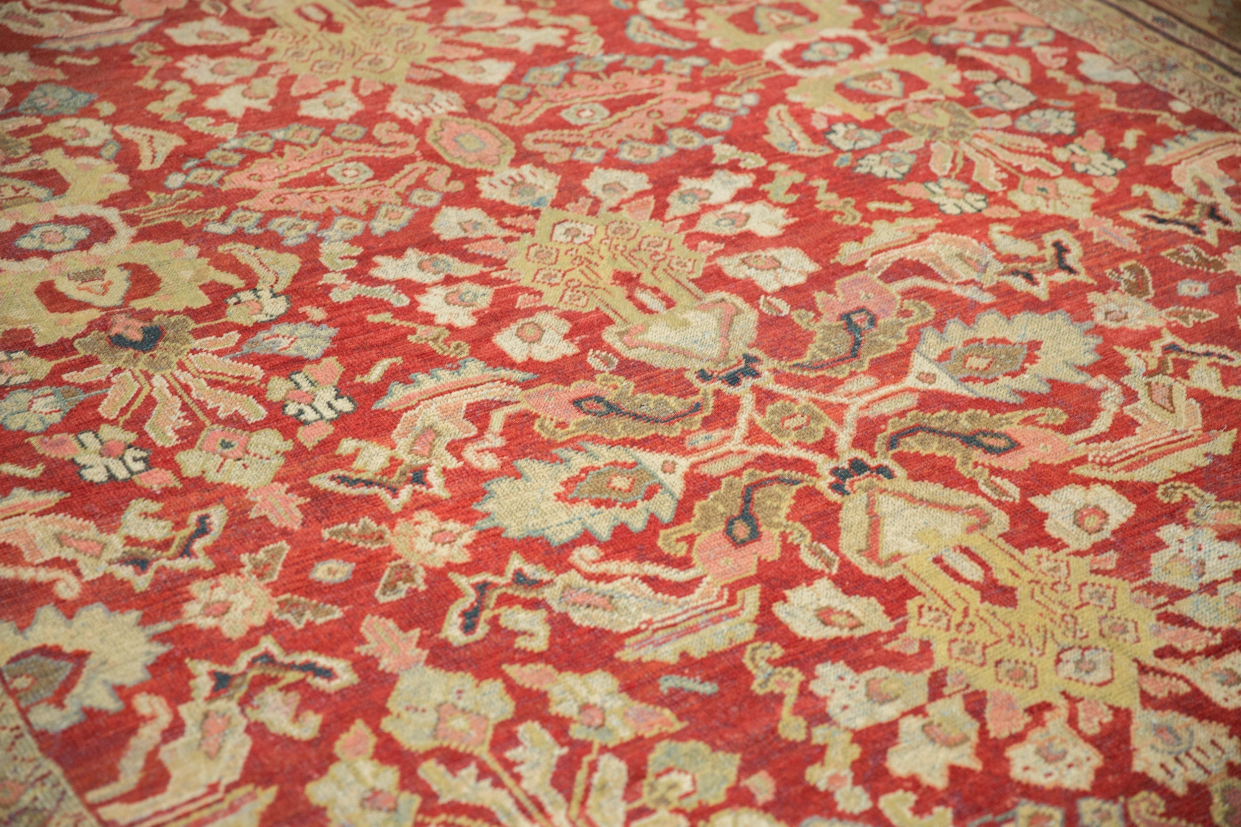 Vintage Persian Mahal Carpet — 1930s | 9' × 11'6"