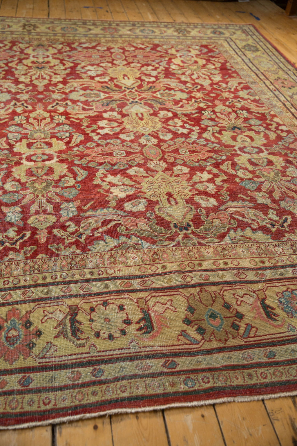 Vintage Persian Mahal Carpet — 1930s | 9' × 11'6"