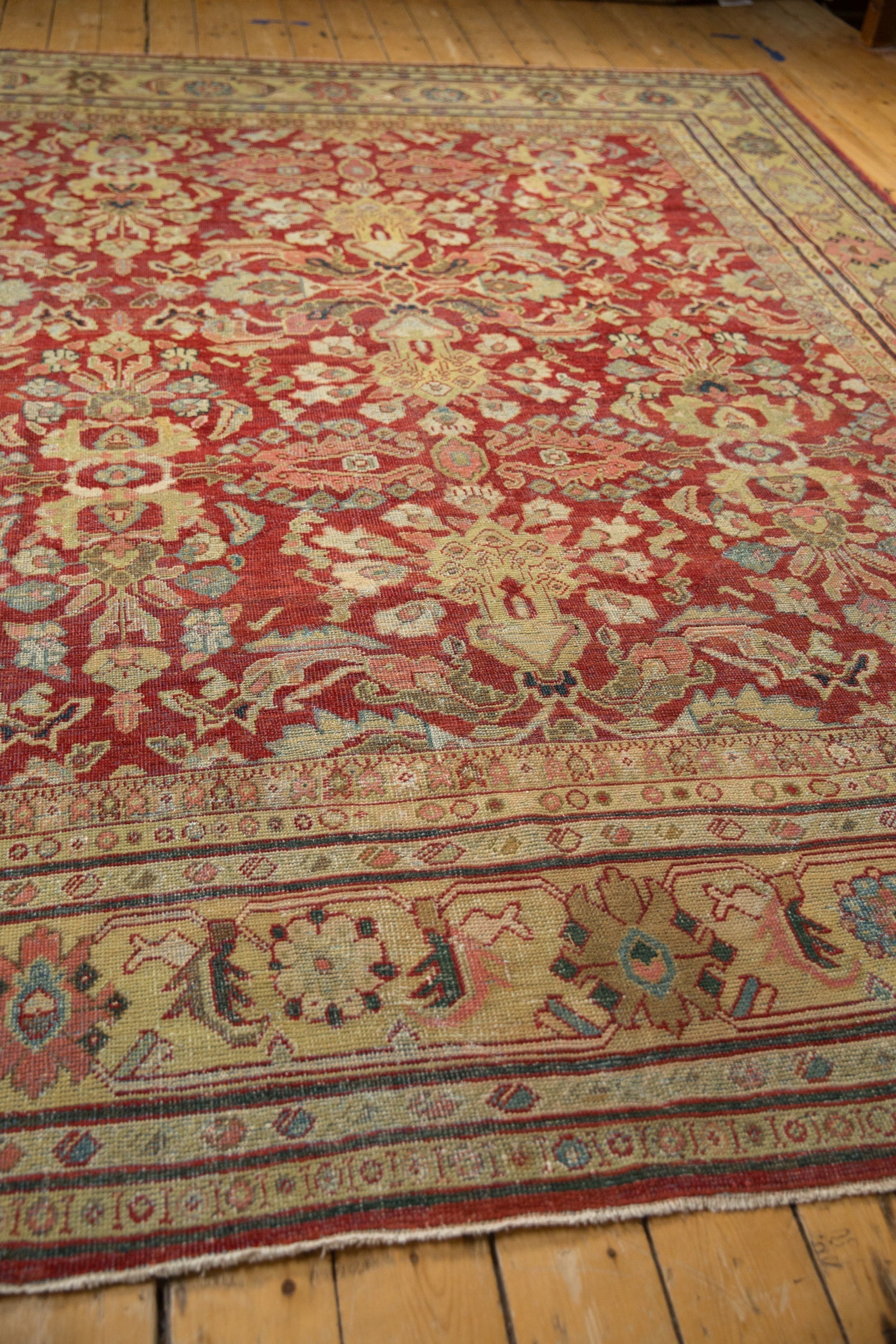 Vintage Persian Mahal Carpet — 1930s | 9' × 11'6"