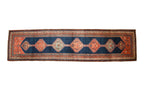 Antique Persian Bijar Rug Runner — 1920s | 3'8" x 15'