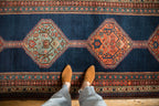 Antique Persian Bijar Rug Runner — 1920s | 3'8" x 15'