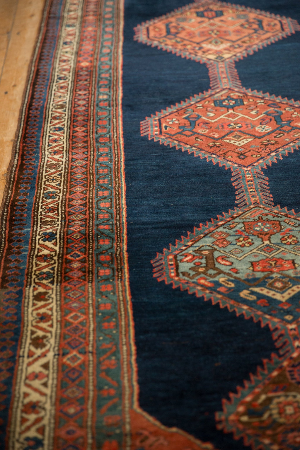 Antique Persian Bijar Rug Runner — 1920s | 3'8" x 15'