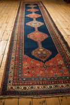 Antique Persian Bijar Rug Runner — 1920s | 3'8" x 15'