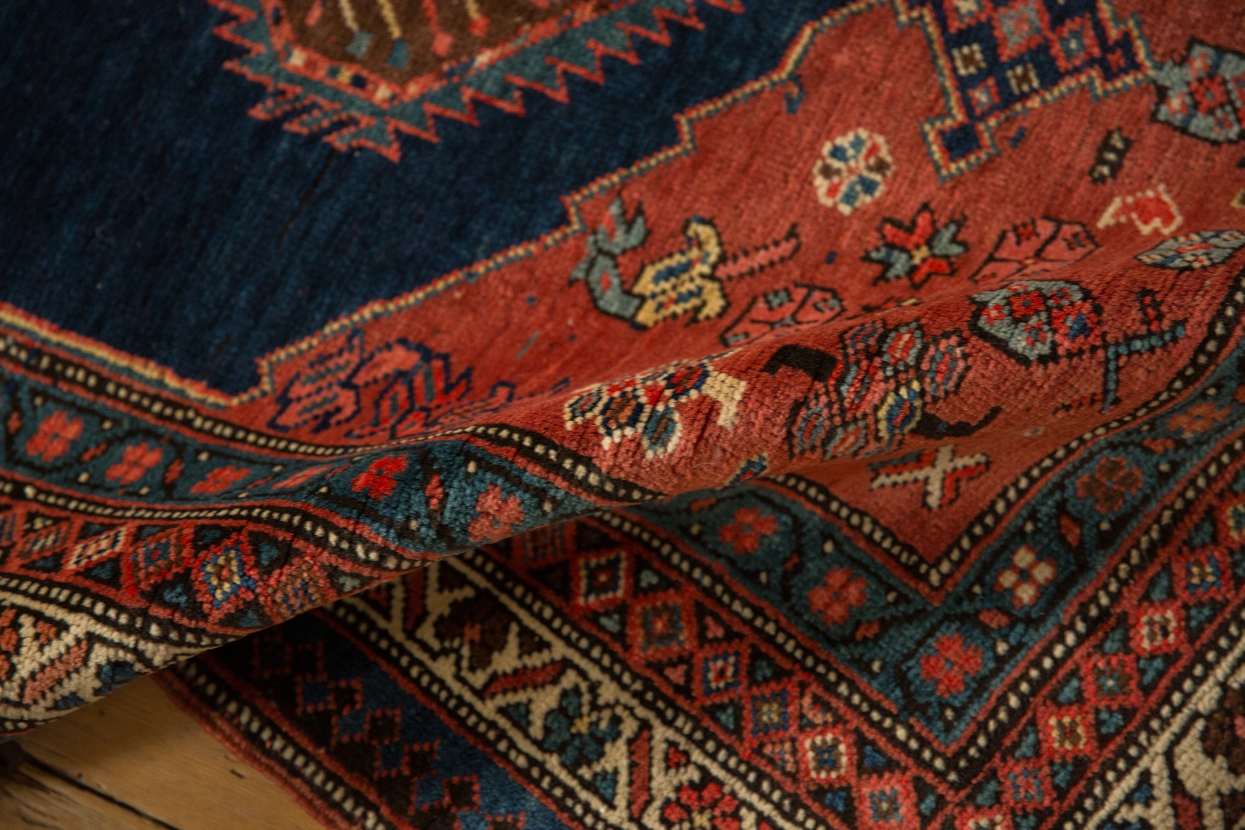 Antique Persian Bijar Rug Runner — 1920s | 3'8" x 15'