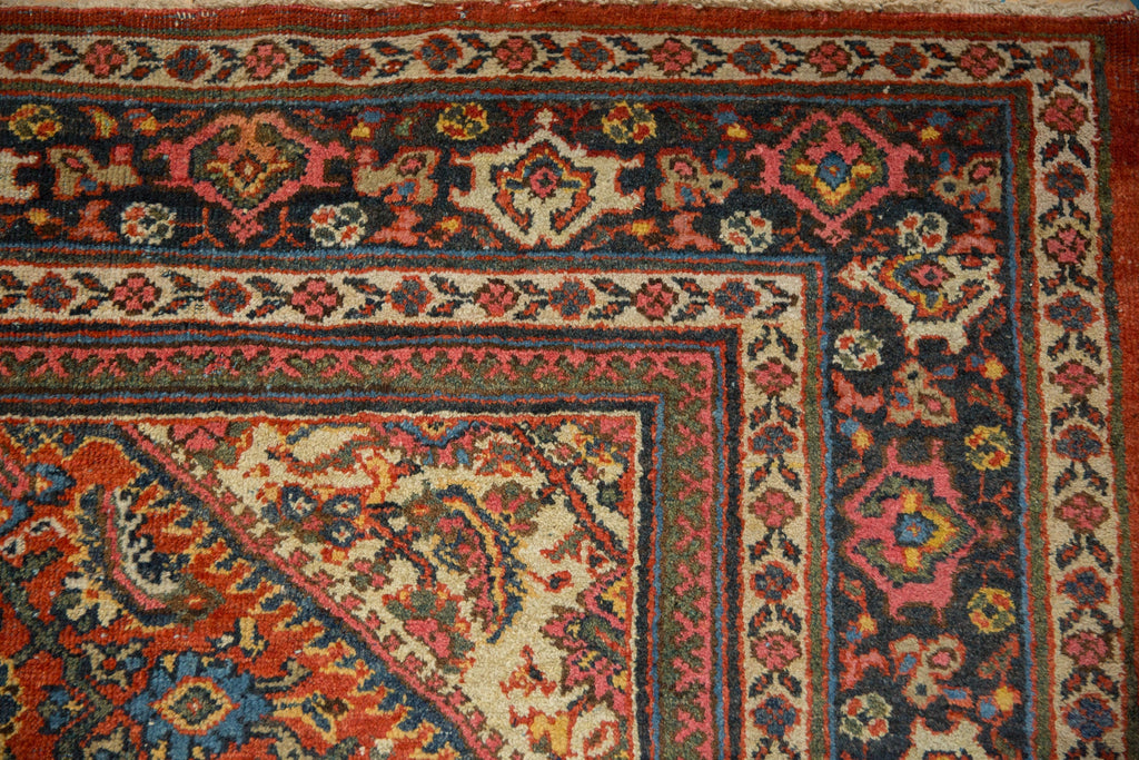 Vintage Persian Mahal Carpet — 1950s | 7'10" × 10'7"